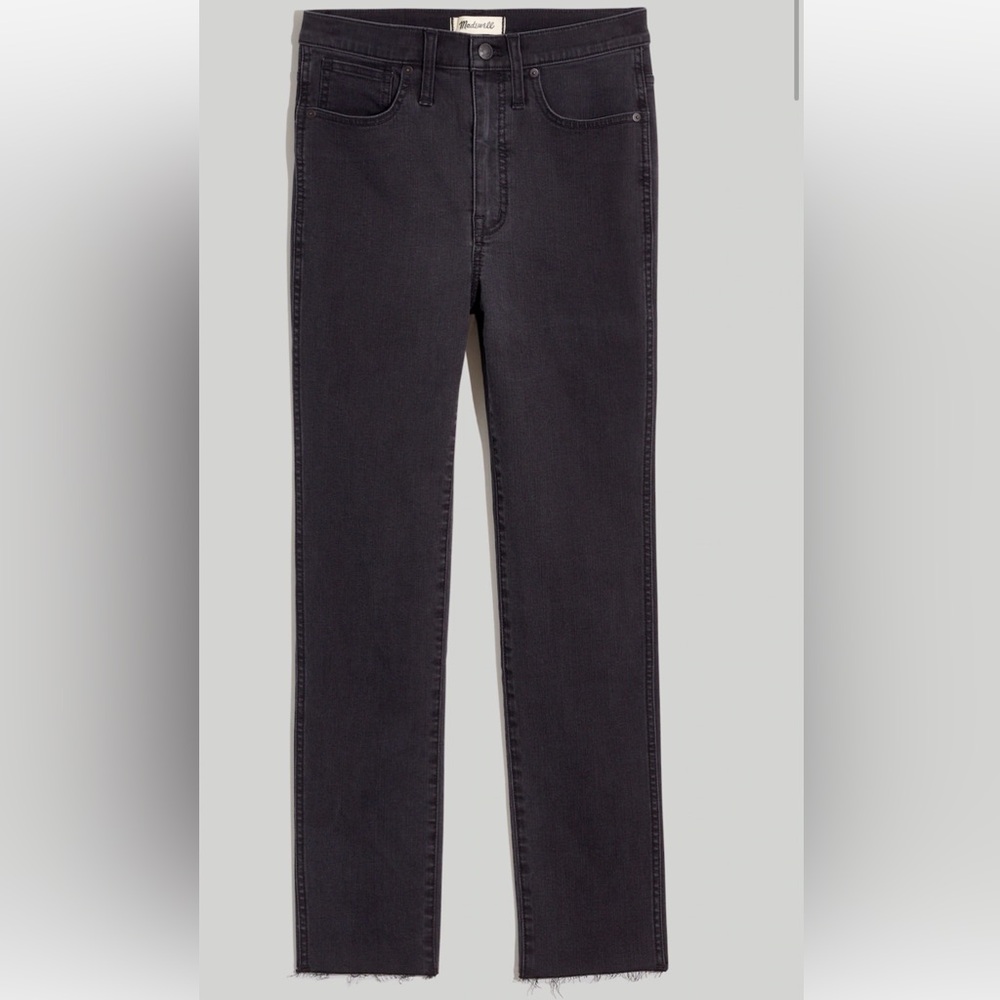 Madewell Stovepipe Jeans in Banberry Wash: Raw-Hem Edition - NWT - 30